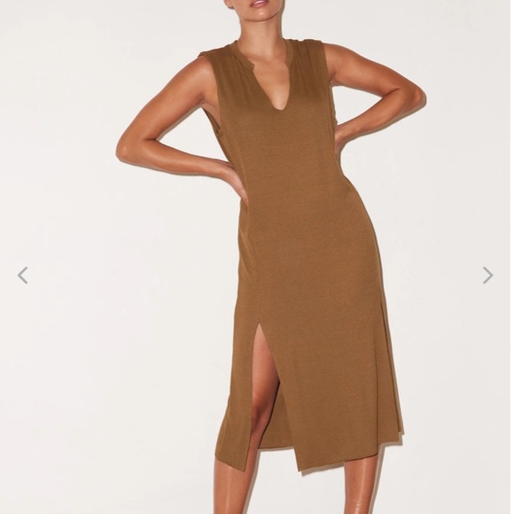 LNA Easy Rib Tank Dress - Picture 1 of 6